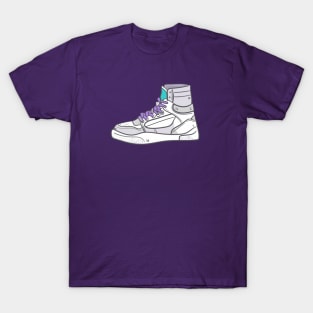 Retro 80s High Top Sneaker T-Shirt